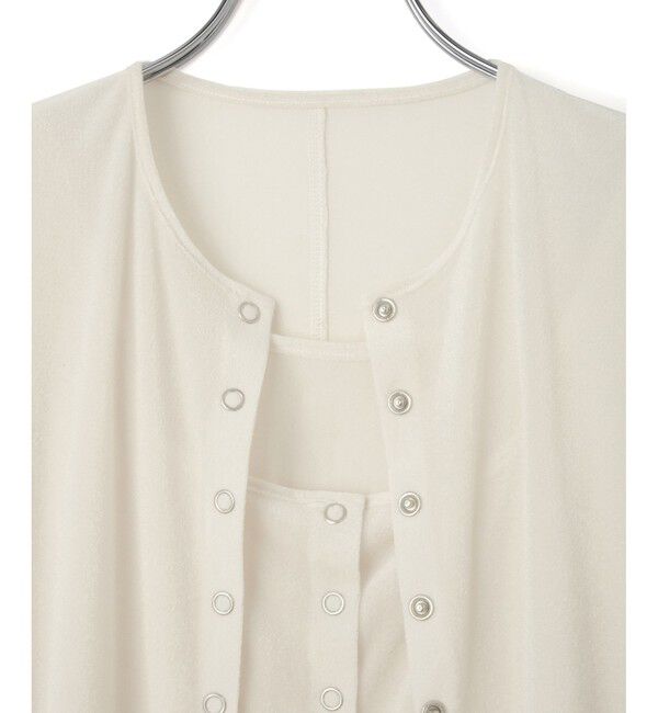 ADAM ET ROPE'「マルチWAYシアートリコットベロアカーディガン」|カーディガン|