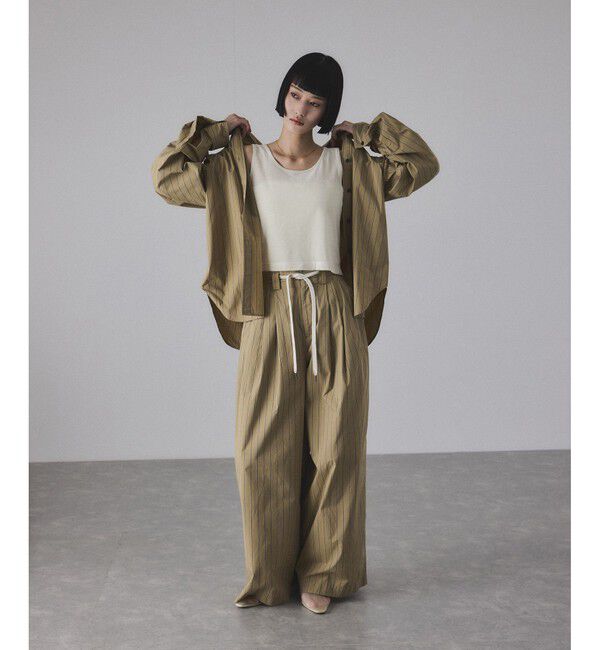 ADAM ET ROPE'「マルチWAYシアートリコットベロアカーディガン」|カーディガン|