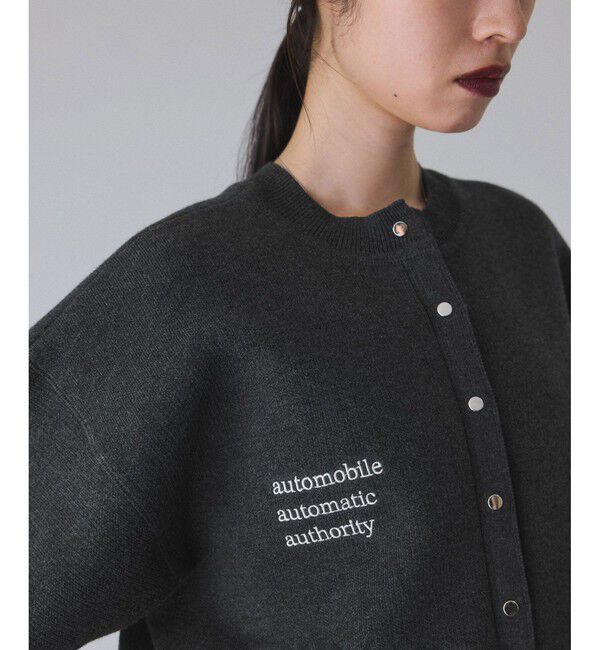 ADAM ET ROPE'「【サステナブル】2WAYスウェットニットカーディガン」|カーディガン|