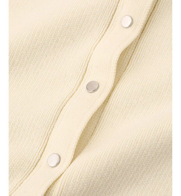 ADAM ET ROPE'「【サステナブル】2WAYスウェットニットカーディガン」|カーディガン|