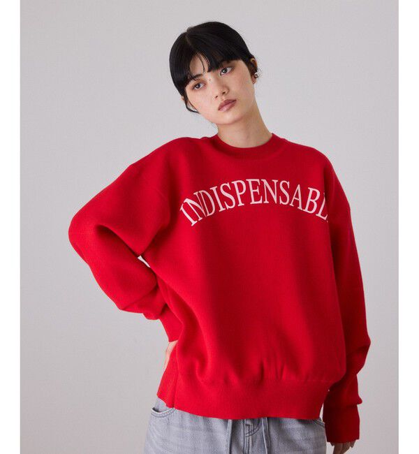 ADAM ET ROPE'「【サステナブル】2WAYスウェットニットカーディガン」|カーディガン|