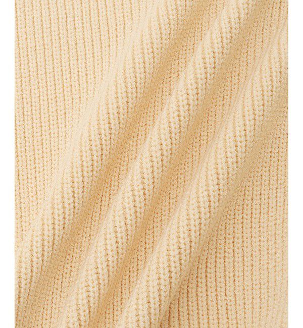 ADAM ET ROPE'「【WEB限定】・【サステナブル】ミックスヤーンジップカーディガン」|カーディガン|