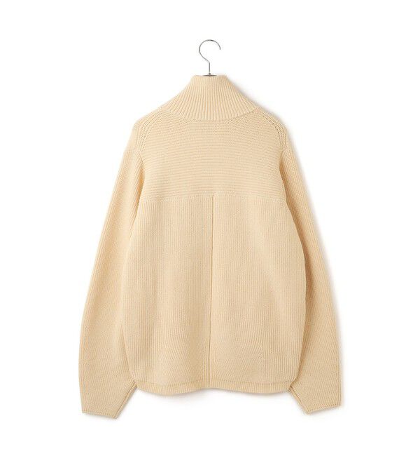 ADAM ET ROPE'「【WEB限定】・【サステナブル】ミックスヤーンジップカーディガン」|カーディガン|