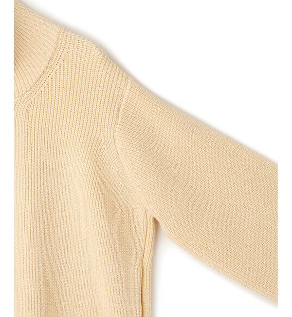 ADAM ET ROPE'「【WEB限定】・【サステナブル】ミックスヤーンジップカーディガン」|カーディガン|