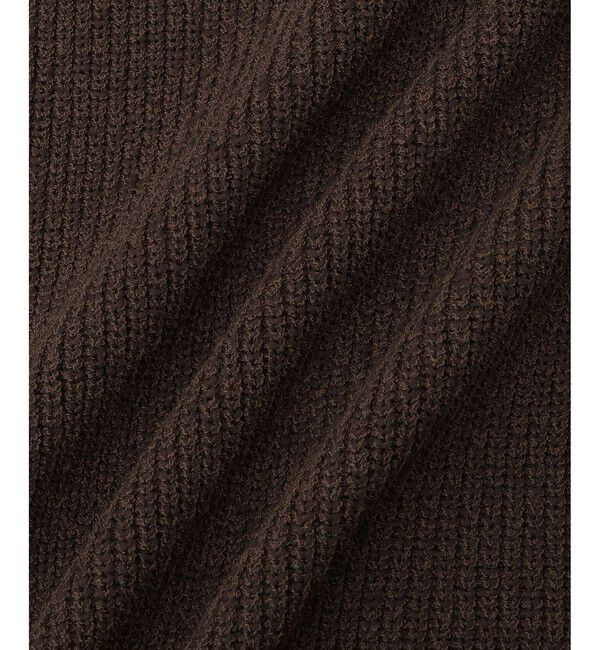 ADAM ET ROPE'「【WEB限定】・【サステナブル】ミックスヤーンジップカーディガン」|カーディガン|