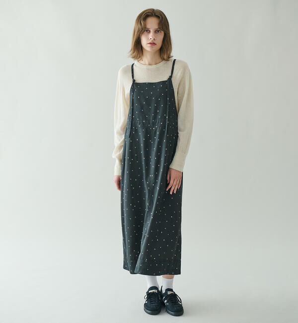 LE GLAZIK「LE GLAZIK | ツイルプリント サロペットスカート WOMEN」|その他|