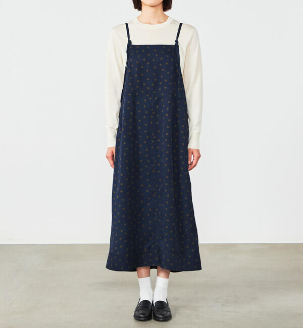 LE GLAZIK「LE GLAZIK | ツイルプリント サロペットスカート WOMEN」|その他|