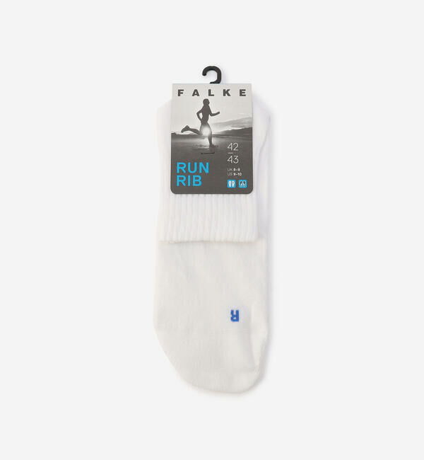 FALKE 「FALKE | 16624 RUN RIB SHORT SOCKS MEN」|ソックス|WHITE