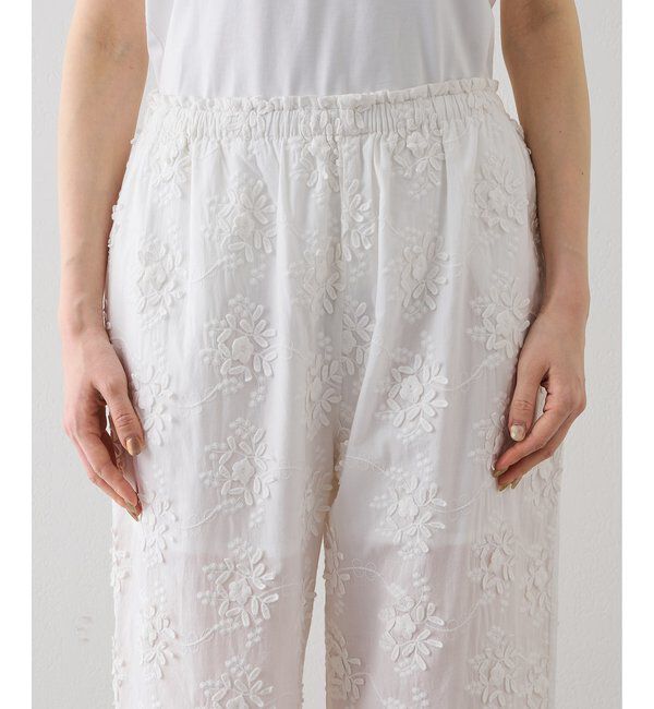  「3D刺繍パンツ」|チノ|