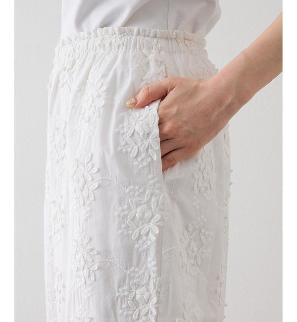  「3D刺繍パンツ」|チノ|