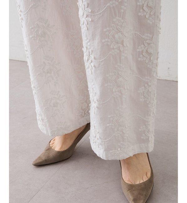  「3D刺繍パンツ」|チノ|