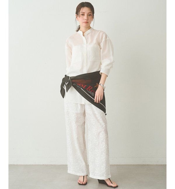  「3D刺繍パンツ」|チノ|