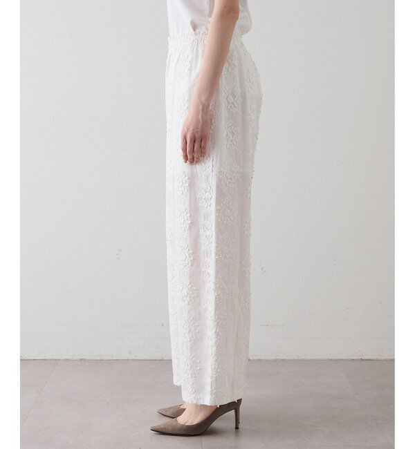  「3D刺繍パンツ」|チノ|
