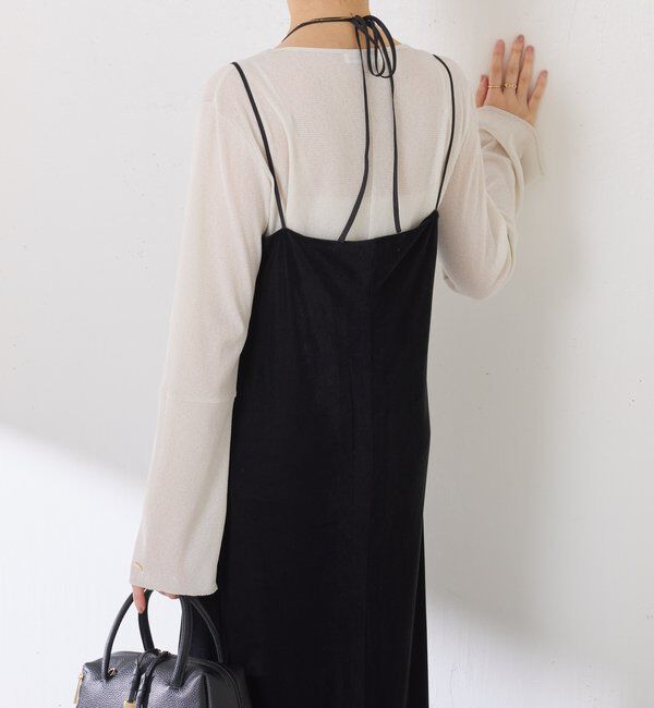  「ベロアキャミワンピース」|ワンピース|