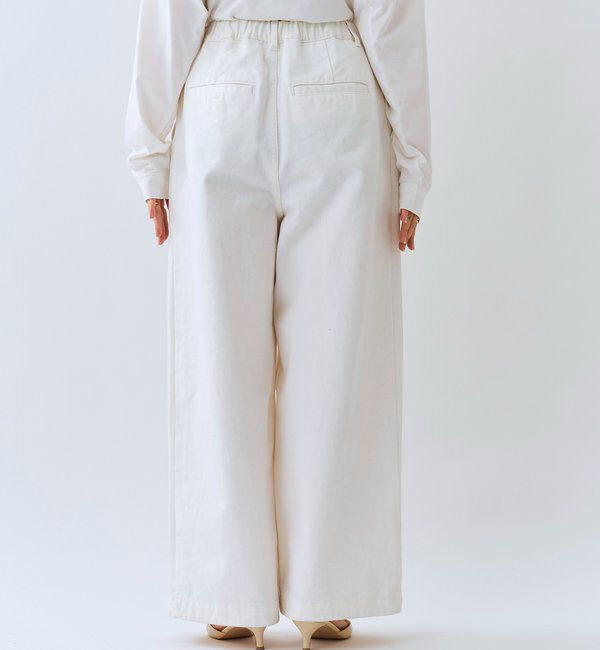  「【A・MONN(アモン)】ホワイトデニムパンツ」|デニム|