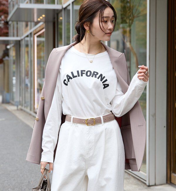  「【着るだけでサマになる】CALIFORNIAロンTee」|Tシャツ・カットソー|