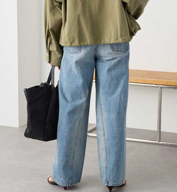  「予約【A・MONN(アモン)】addフロントナローデニム」|デニム|