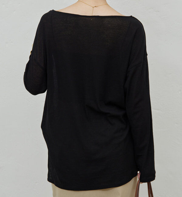  「【La nature linge】オーバーシアーロンT」|Tシャツ・カットソー|