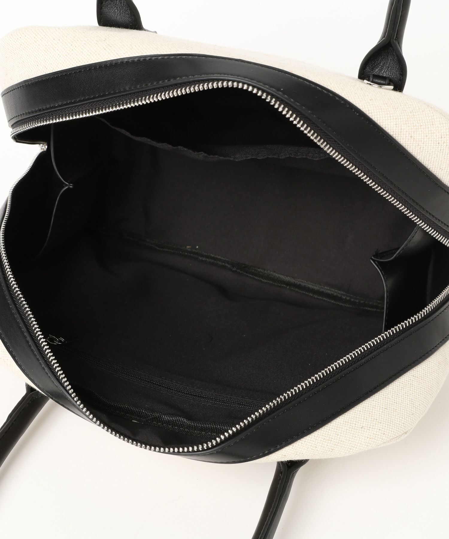 A part by 「バイカラーキャンバスボストン」|ボストンバッグ|