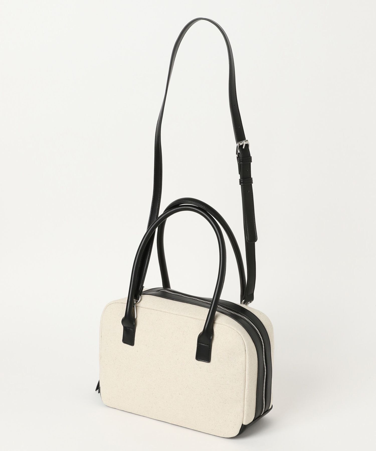 A part by 「バイカラーキャンバスボストン」|ボストンバッグ|