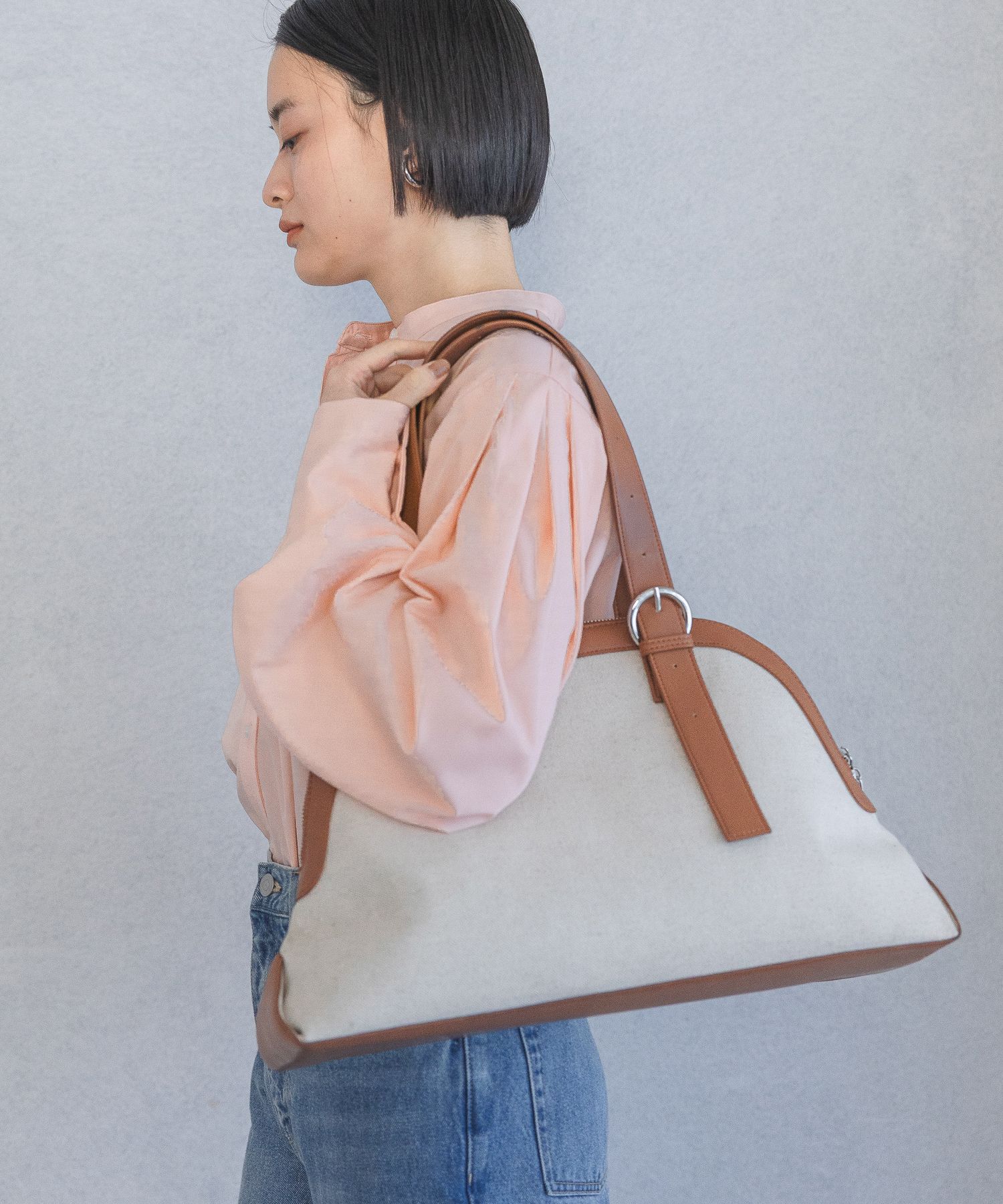 A part by 「バイカラーキャンバストート」|トートバッグ|