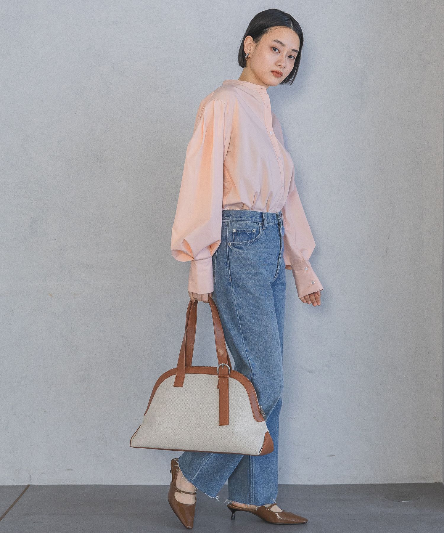 A part by 「バイカラーキャンバストート」|トートバッグ|