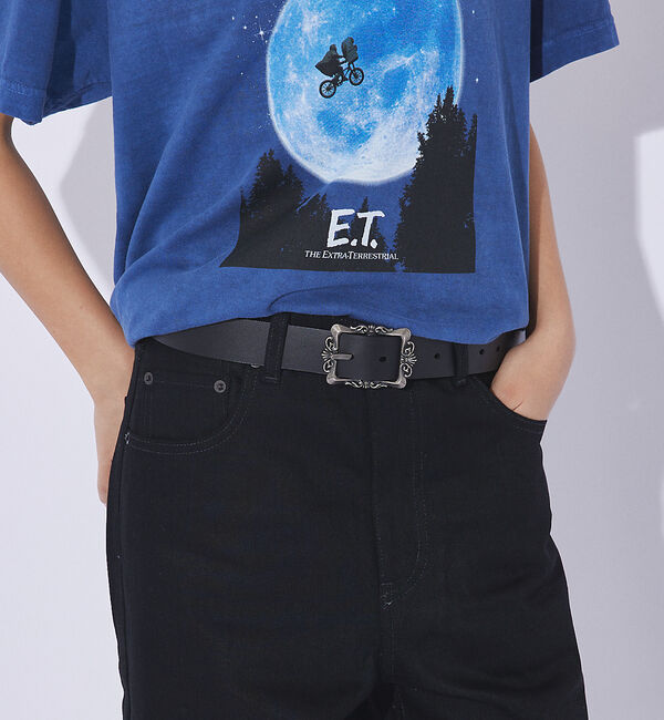 ABAHOUSE「ビンテージバックルBLACKベルト/ユニセックス」|ベルト|