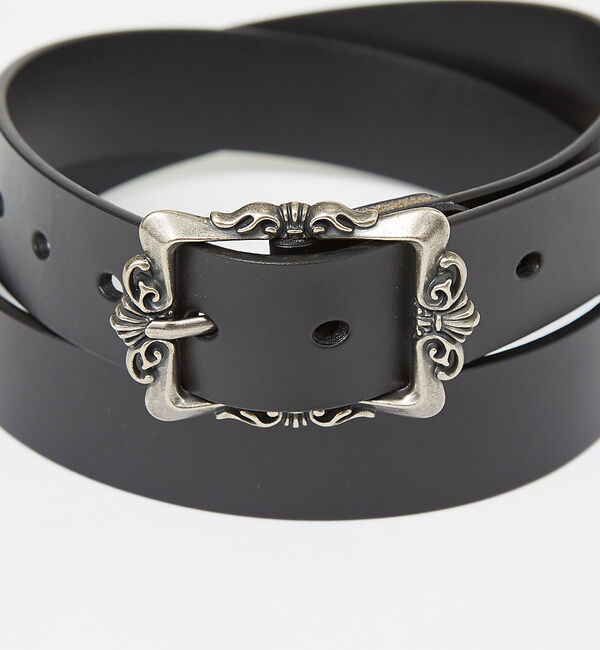 ABAHOUSE「ビンテージバックルBLACKベルト/ユニセックス」|ベルト|