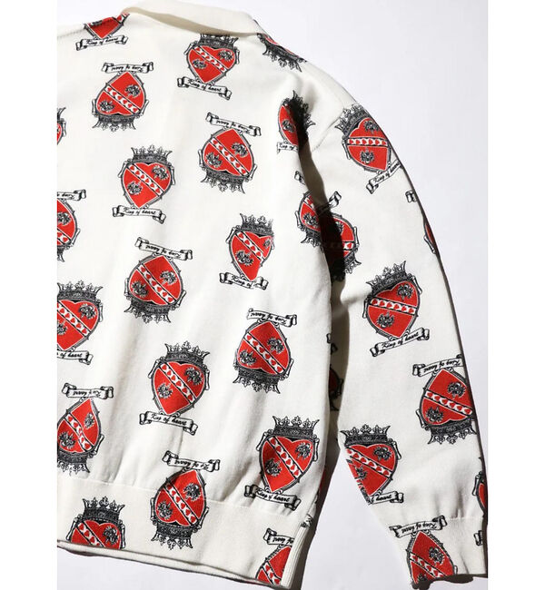 ABAHOUSE「【TOWNCRAFT 】PRINTED POLO CARDIGAN/ポロカーディ」|カーディガン|