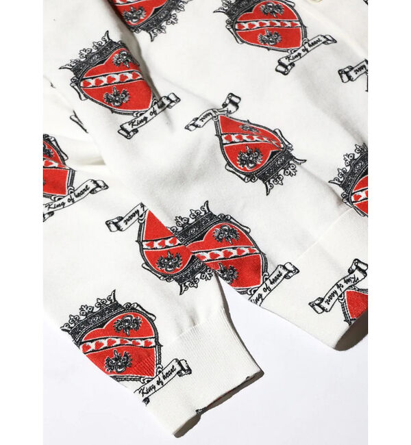 ABAHOUSE「【TOWNCRAFT 】PRINTED POLO CARDIGAN/ポロカーディ」|カーディガン|