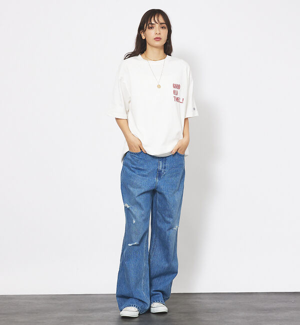 Rouge vif「【DISCUS/ディスカス】DISCUS&times;HARIBOコラボTシャツ　半袖/ハリ」|Tシャツ・カットソー|