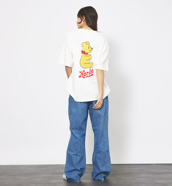 Rouge vif「【DISCUS/ディスカス】DISCUS&times;HARIBOコラボTシャツ　半袖/ハリ」|Tシャツ・カットソー|