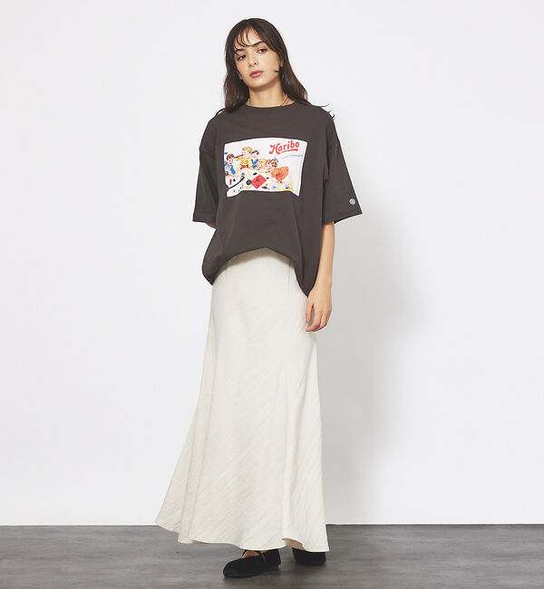 Rouge vif「【DISCUS/ディスカス】DISCUS&times;HARIBOコラボTシャツ　半袖/ハリ」|Tシャツ・カットソー|