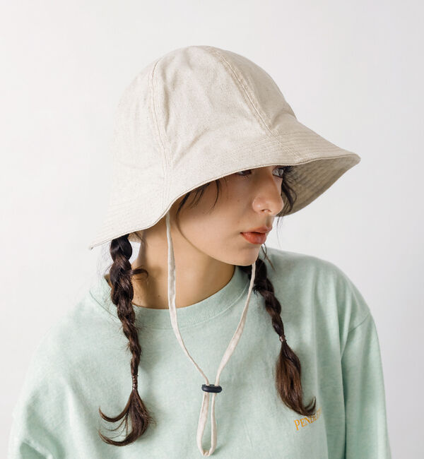 Rouge vif「【RUBEN / ルーベン】リネンチューリップハット / UV CUT / 接触」|その他|