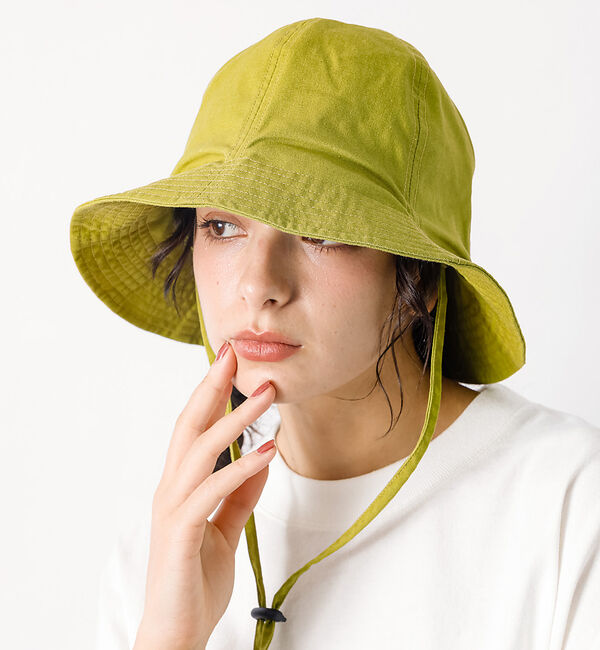Rouge vif「【RUBEN / ルーベン】リネンチューリップハット / UV CUT / 接触」|その他|グリーン