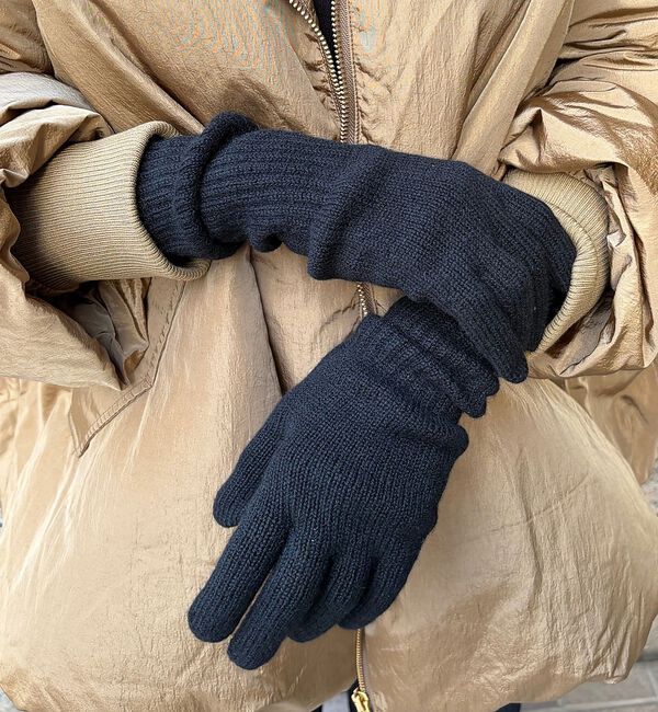 Rouge vif「【WILLIAM BRUNTON/ウィリアム ブラントン】ロングリブ カーフグロ」|手袋|