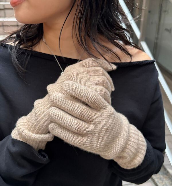 Rouge vif「【WILLIAM BRUNTON/ウィリアム ブラントン】ロングリブ カーフグロ」|手袋|