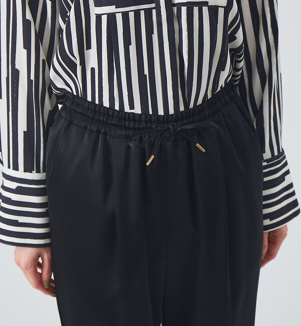 qualite「【追加生産】アセテートサテンドロストパンツ」|その他|