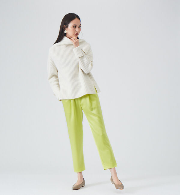 qualite「【追加生産】アセテートサテンドロストパンツ」|その他|