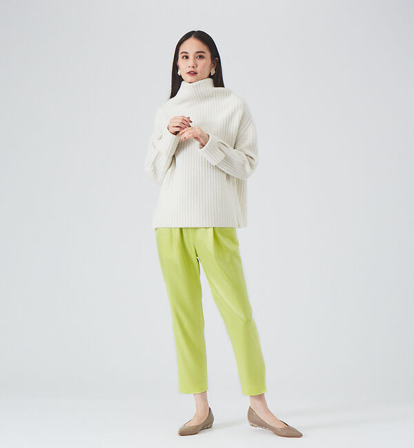 qualite「【追加生産】アセテートサテンドロストパンツ」|その他|