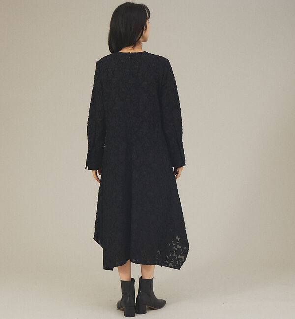 qualite「カットジャガードワンピース」|ワンピース|