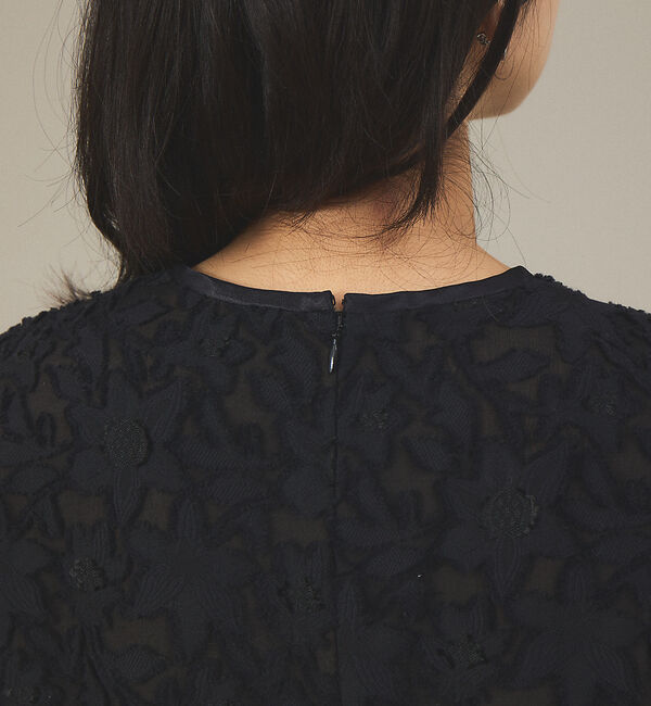 qualite「カットジャガードワンピース」|ワンピース|