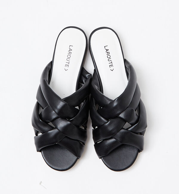 AU BANNISTER「【LAROUTE】クッションメッシュサンダル」|サンダル|