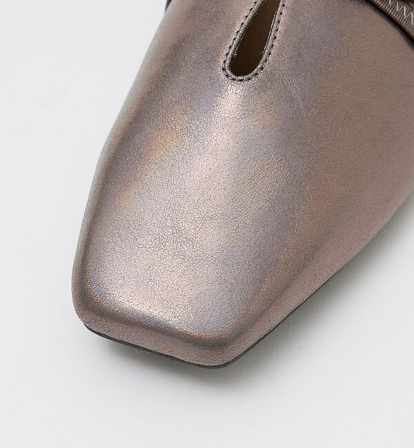 AU BANNISTER「ストラップソフトレザーフラットパンプス」|その他|