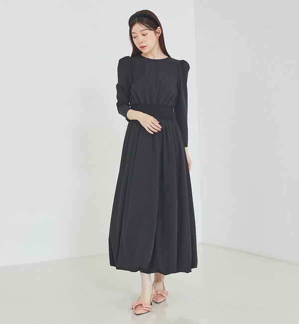 SELFIST「ウエストリブバルーンワンピース」|ワンピース|