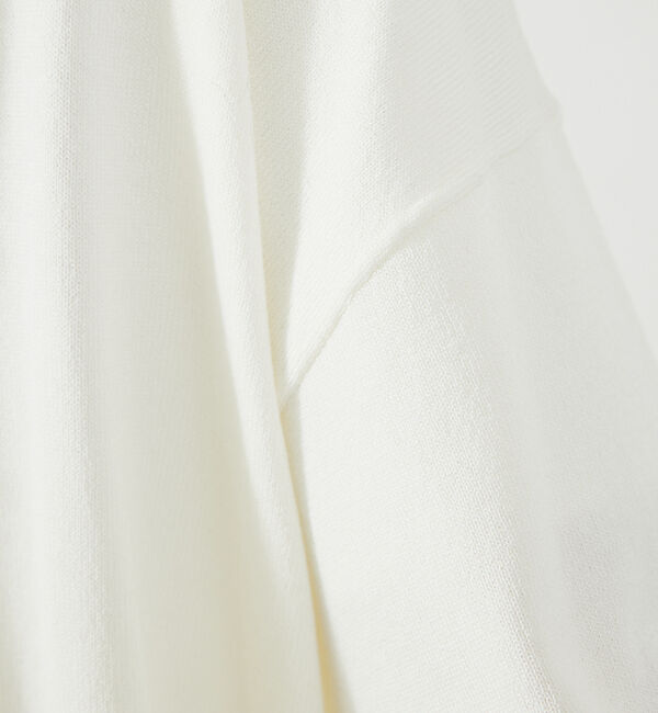 abahouse mavie「【アンサンブル対応】麻タッチキーネック2WAYカーデ」|カーディガン|