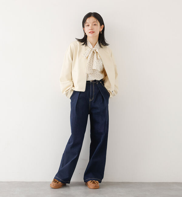 abahouse mavie「MEI FUR MOCCASIN SHOES」|モカシン|
