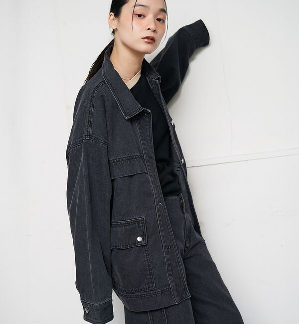 NOMINE「【セットアップ対応】オーバーサイズ デニム ジャケット / カバーオール」|その他|