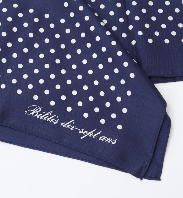  「【Bilitis/ビリティス】ドットスカーフ」|バンダナ・スカーフ|