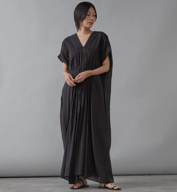 Liesse「【インド生産】ピンタックワンピース」|ワンピース|